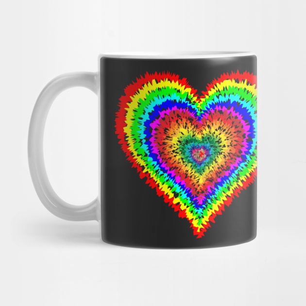 Tie Dye Heart by HolidayBug